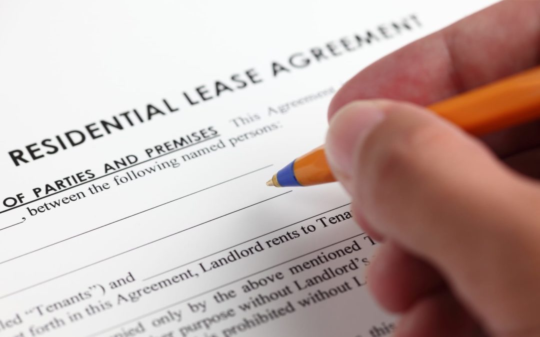 Signing Apartment Lease Agreement